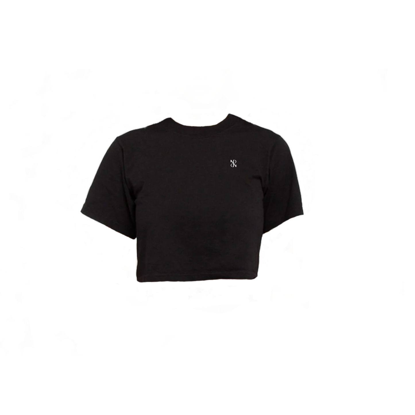 Basic Black Cropped Tee