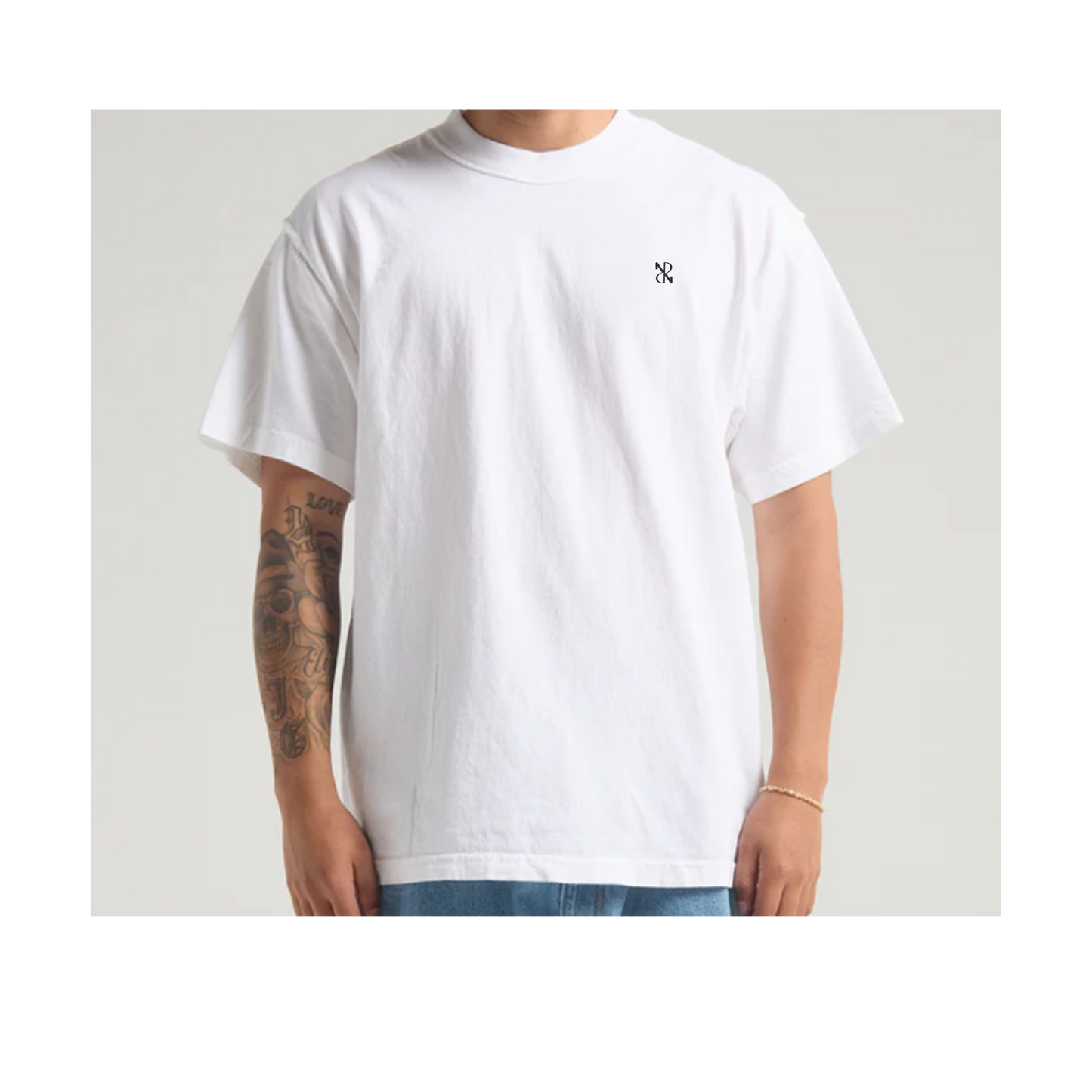 Basic White Reverse Tee